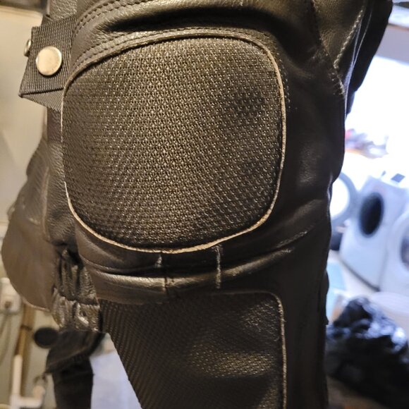 First Gear Leather Motorcycle Jacket size 42 - Picture 6 of 7